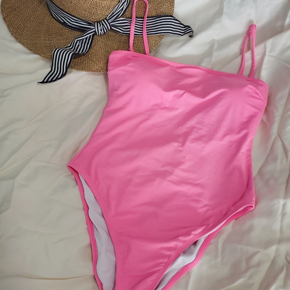 Hot pink swim suit